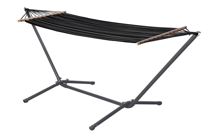Hängmatta med stativ 200 x 100 cm Sunlife